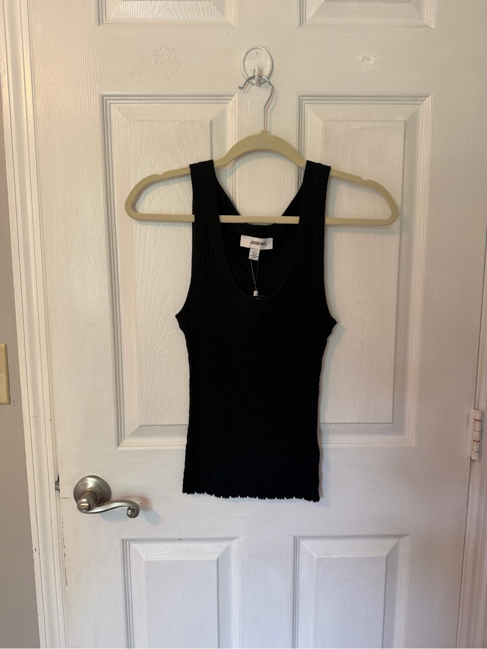 NWT Jason Wu Black Crotchet Tank